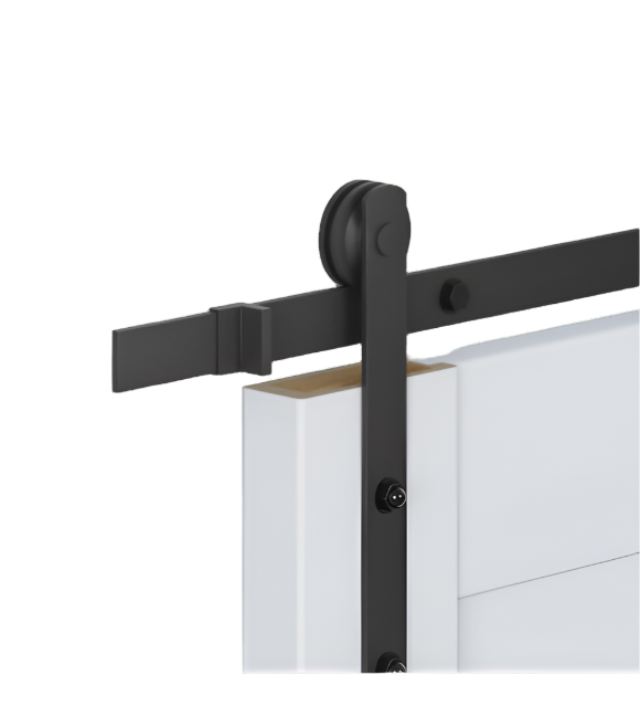 Smart Pro 5 Lite Vetro Polar White Barn Doors