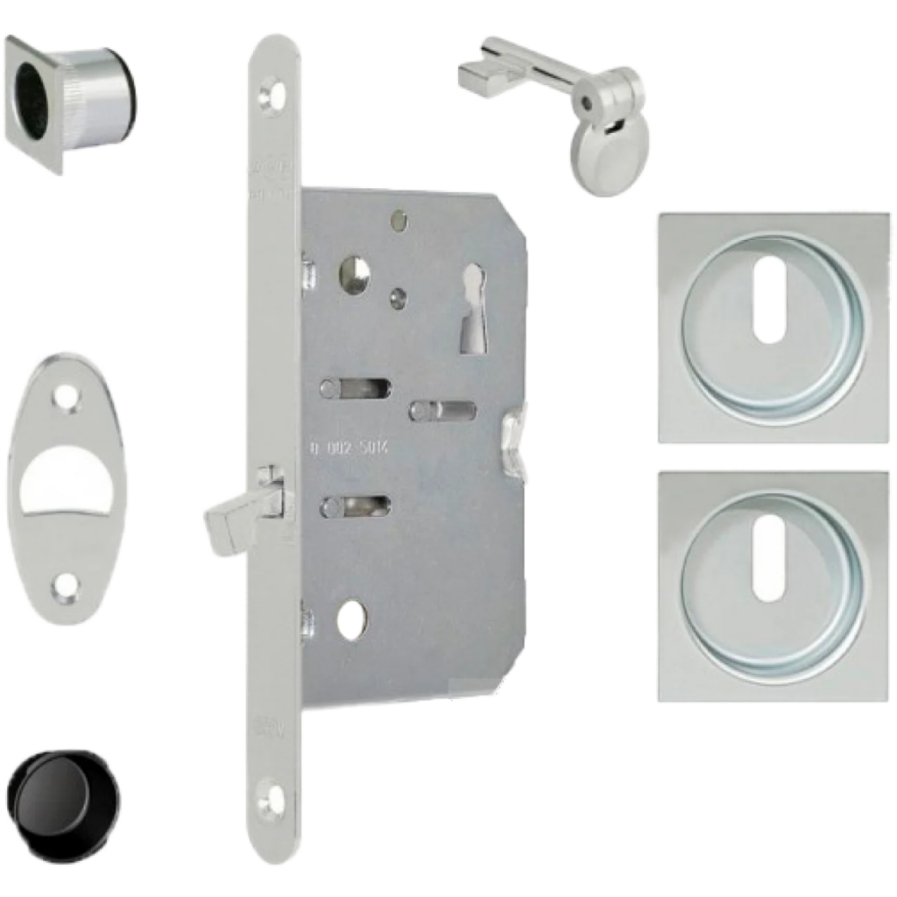 AGB B039625034 KIT M SET KEYED FOR SLIDING DOOR SLAB