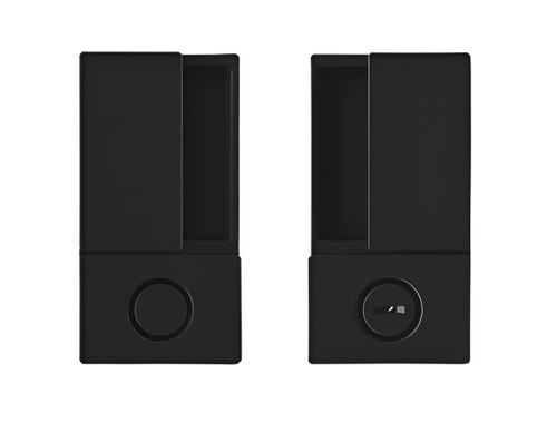 AGB KIT MANIGLIA WAVE PRIVACY BLACK B300020093