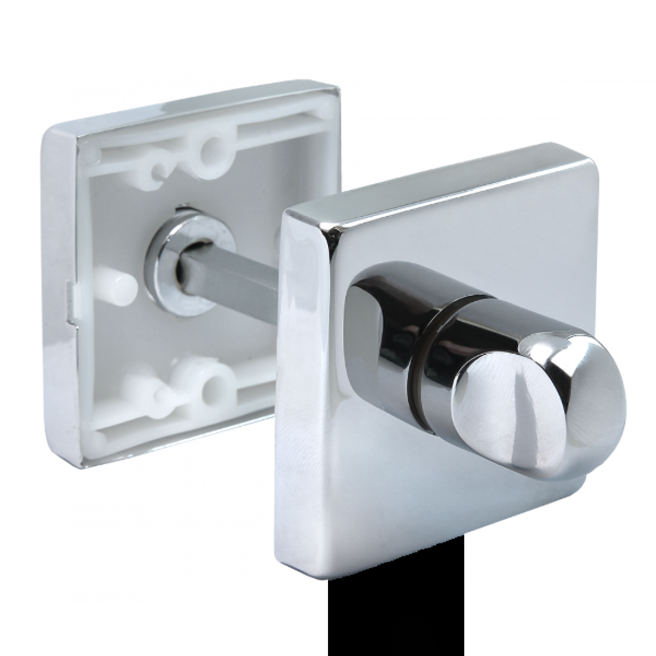COVER PLATES LUX-WC-SQ CRO MATT CHROME