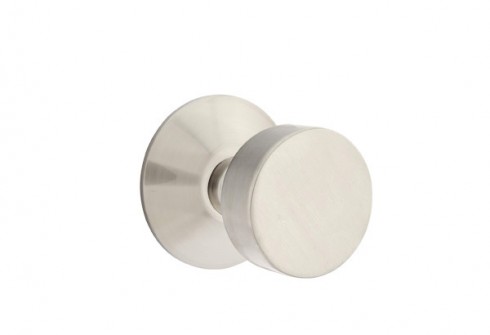 Emtek Round Knob Modern Rosette Passage RH, Satin Nickel