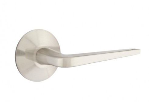 Emtek Athena Lever Modern Rosette Passage LH, Satin Nickel
