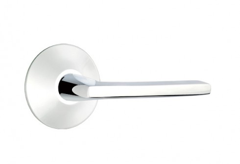 Emtek Helios Lever Modern Rosette Dummy, Polished Chrome