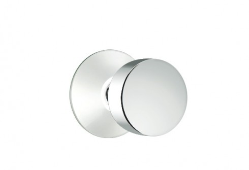 Emtek Round Knob Modern Rosette Passage LH, Polished Chrome