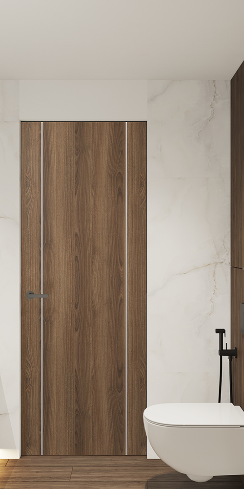 Optima 2U Pecan Nutwood Frameless