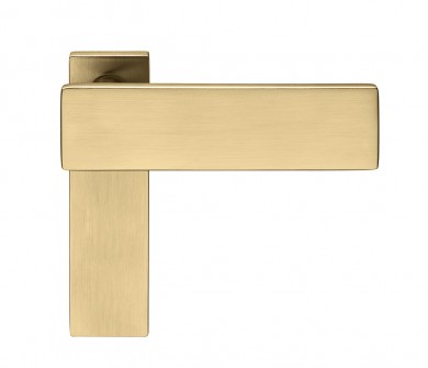 DnD Due Lever Antique Satin Gold Privacy DU10TPVD-SG