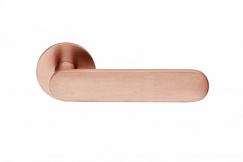 DnD Short Lever Satin Copper Dummy SH12PVD-SCD