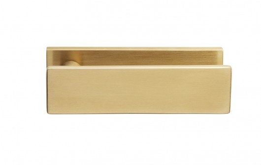 DnD Due Lever Antique Satin Gold Passage DU11PVD-SG