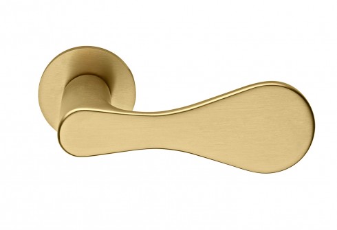 DnD Drop Lever Antique Satin Gold Dummy DP40PVD-SG