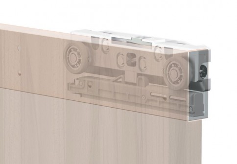 Magic 1200 concealed sliding system for wood door