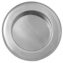EMTEK FLUSH PULL ROUND PASSAGE POLISHED CHROME (US26) 2211
