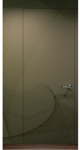 Primed Door Example For Painting