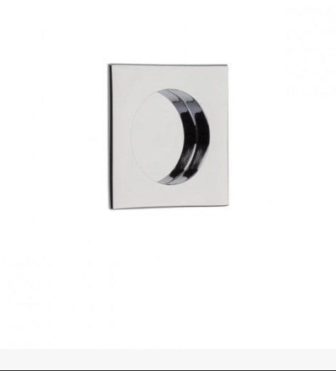 EMTEK FLUSH PULL SQUARE PASSAGE POLISHED CHROME (US26) 2213
