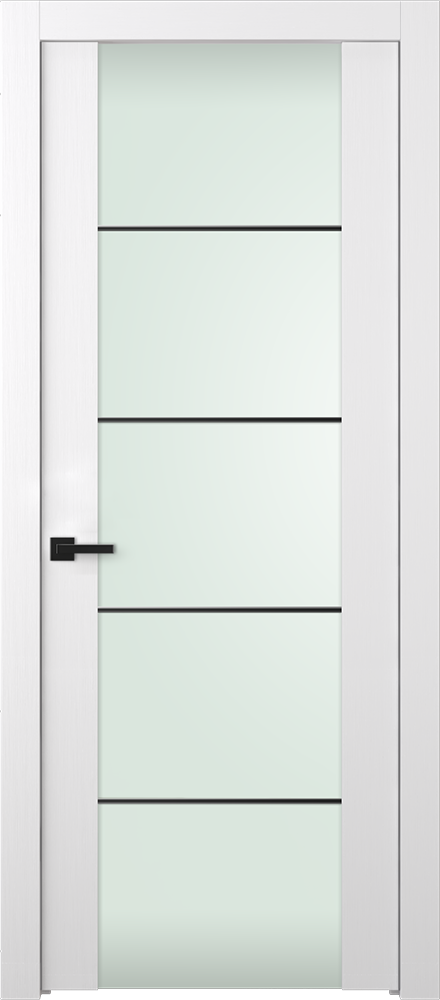 Palladio 202 4H Black Strips Vetro Bianco Noble image 0