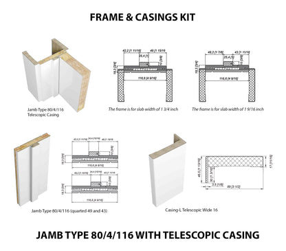 RTA FRAME AND CASINGS KIT (Veralinga Oak / Ribeira Ash / Pecan Nutwood / Loire Ash)