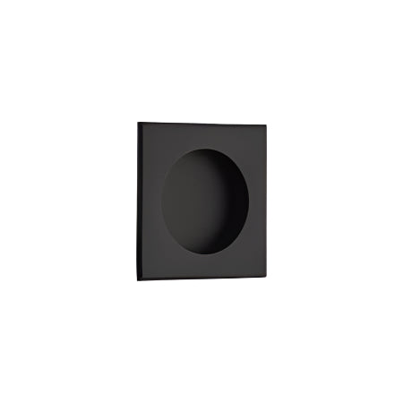 EMTEK FLUSH PULL SQUARE PASSAGE FLAT BLACK (US19) 2213