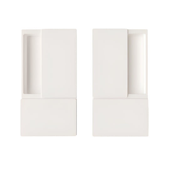 AGB KIT MANIGLIA WAVE PASSAGE WHITE B3000000FM
