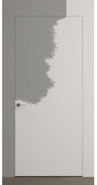 Primed Door Example For Painting
