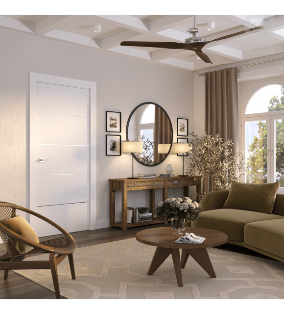 20 Min Fire Rated 4H Snow White image 2