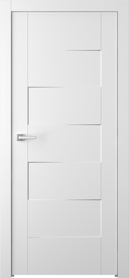 5 Panel Modern Shaker Snow White image 0
