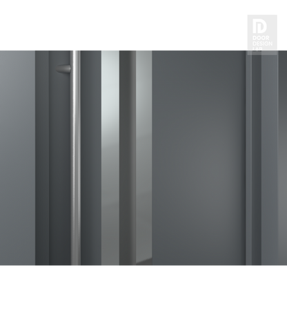 MODERN FRONT STEEL DOOR WITH SIDELITES ZEPHYR