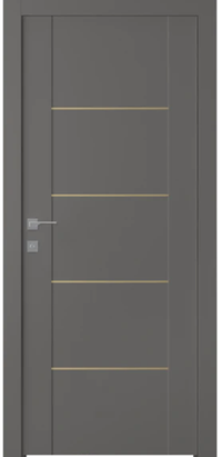 Gold Gray Matte