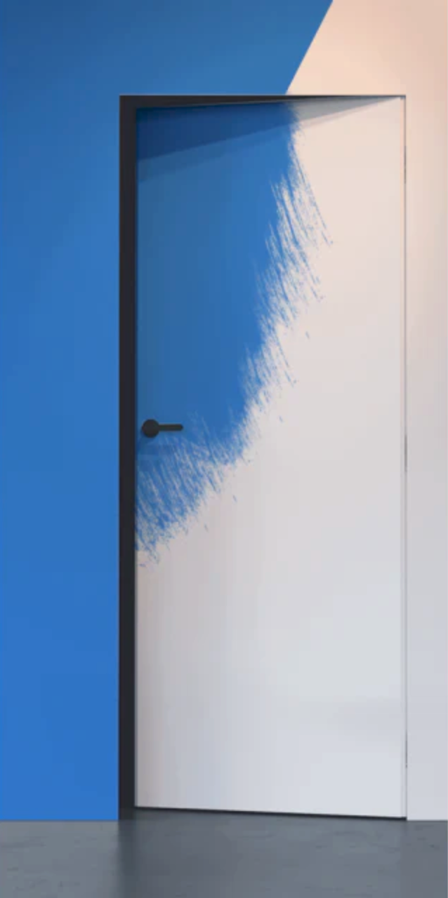 Primed Door Example For Painting