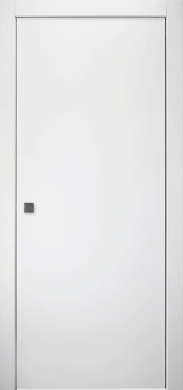 Smart Pro Flat Polar White Pocket Doors