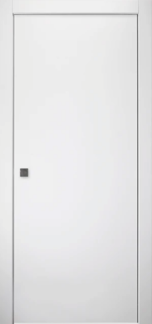 Smart Pro Flat Polar White Pocket Doors