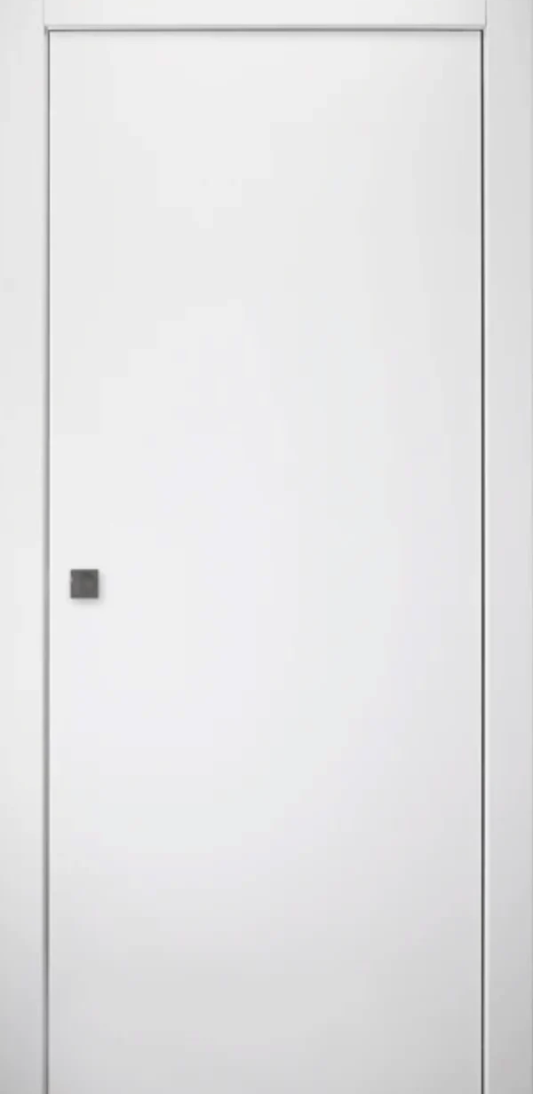 Smart Pro Flat Polar White Pocket Doors