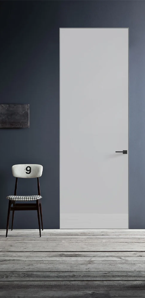 Modern Interior Space Reverse White Glass