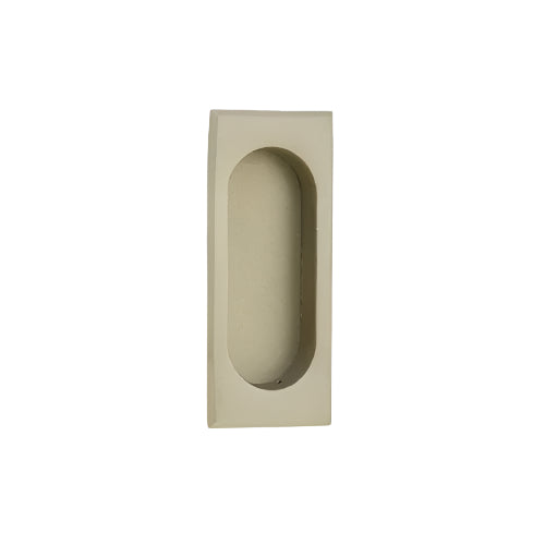 EMTEK FLUSH PULL RECTANGULAR PASSAGE SATIN NICKEL (US15) 2201