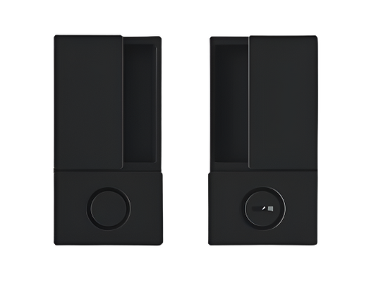 AGB KIT MANIGLIA WAVE PRIVACY BLACK B300020093