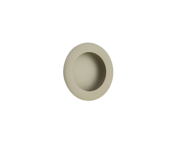 EMTEK FLUSH PULL ROUND PASSAGE SATIN NICKEL (US15) 2211
