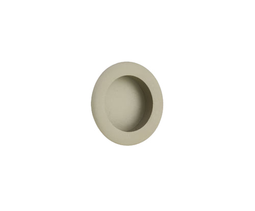 EMTEK FLUSH PULL ROUND PASSAGE SATIN NICKEL (US15) 2211