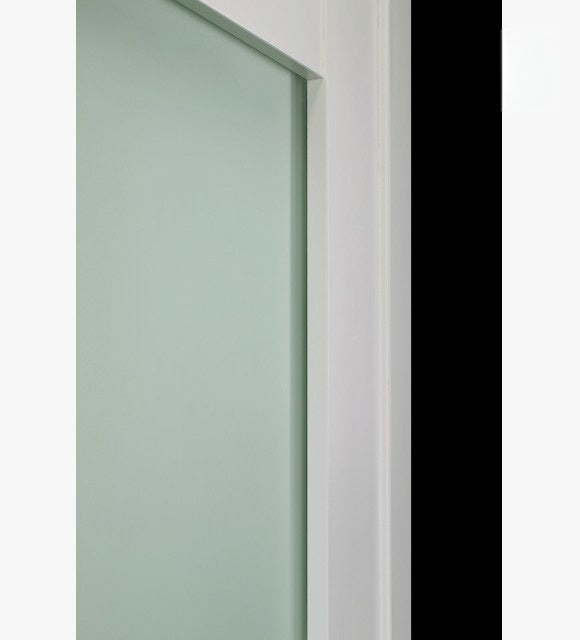 Smart Pro 5 Lite Vetro Polar White Barn Doors
