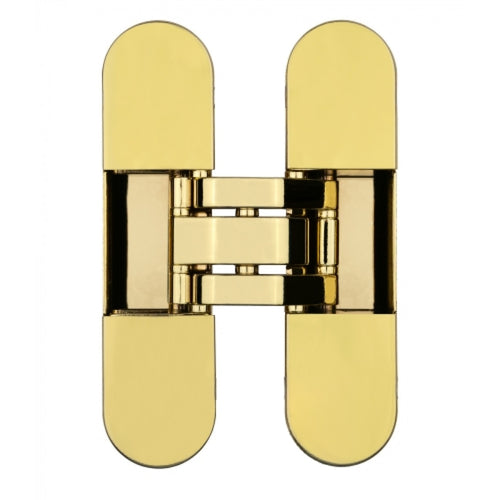 3D-ADJUSTABLE CONCEALED HINGE POLISHED GOLD KIT