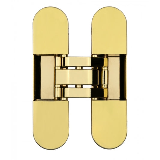 3D-ADJUSTABLE CONCEALED HINGE POLISHED GOLD KIT