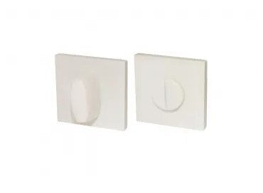 COVER PLATES WC-BOLT BK6 USS WH-19, WHITE