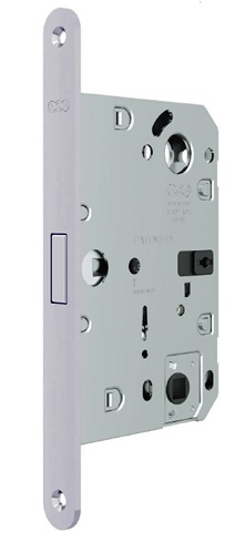 AGB Polaris Wave Passage/Privacy Lock — Matt Chrome