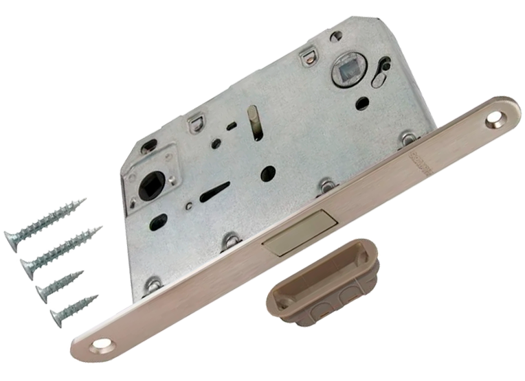 Magnetic Door Latch Magnet M96WC-50 — Satin Nickel WC